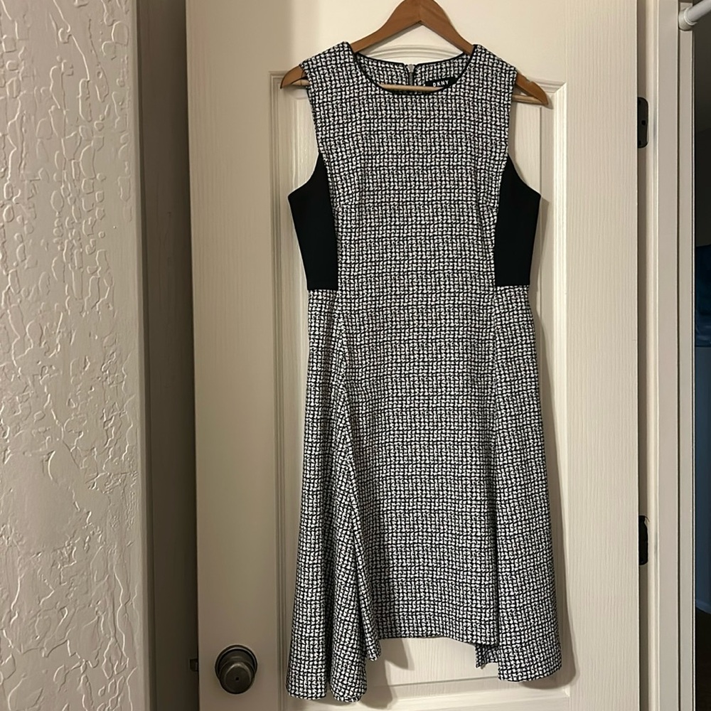 DKNY Black & White Dress